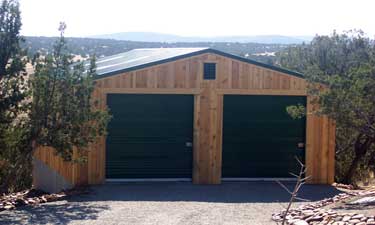 Steel agricultural building