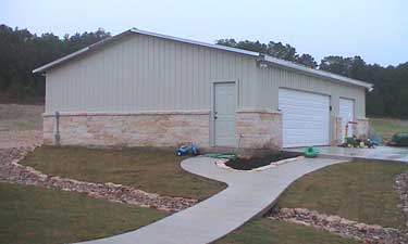 Texas steel garage