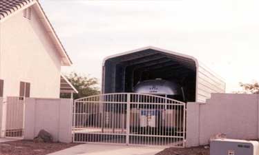 RV Cover at Home